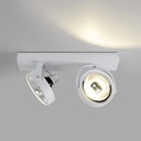 Double adjustable ceiling spotlight "IRIS" + 2 AR111 GU10 light bulbs