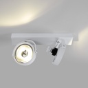 Double adjustable ceiling spotlight "IRIS" + 2 AR111 GU10 light bulbs