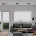 Double adjustable ceiling spotlight "IRIS" + 2 AR111 GU10 light bulbs