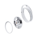 Double adjustable ceiling spotlight "IRIS" + 2 AR111 GU10 light bulbs