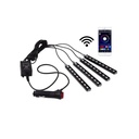 RGB 12V RGB LED car kit with WIFI bluetooth mobile control