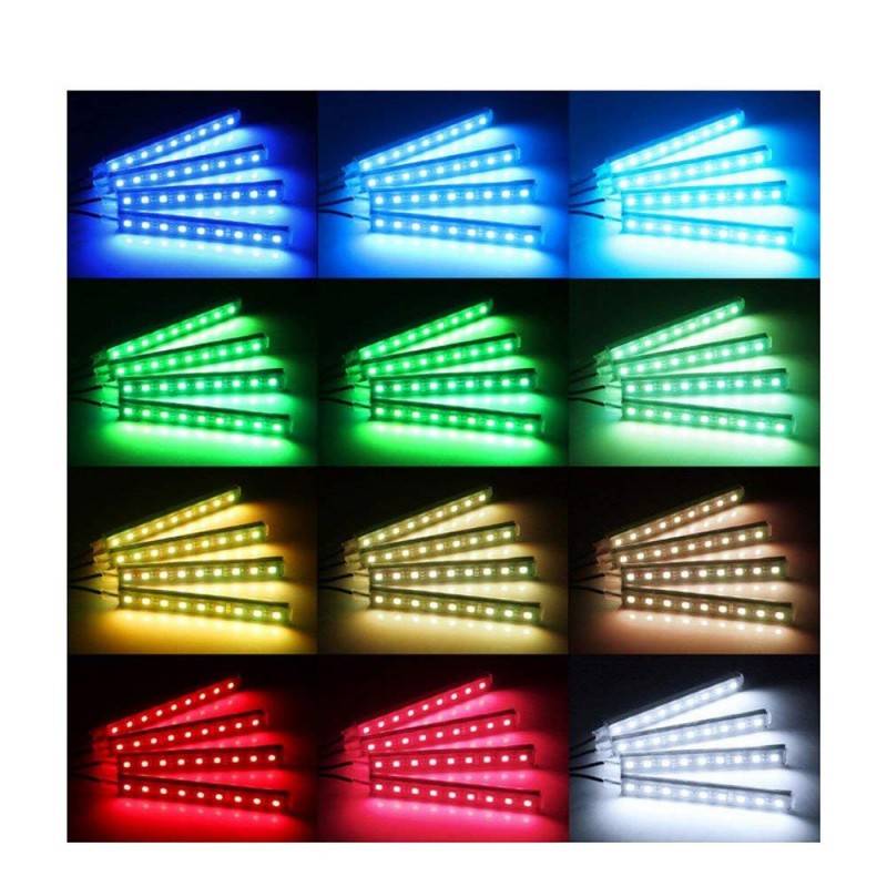 RGB 12V RGB LED car kit with WIFI bluetooth mobile control