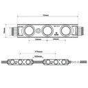 RGB + CCT LED modules for signage - 0.96W - 12V - IP65 - 120º