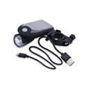 Solar USB bicycle lamp 240lm