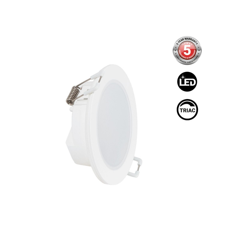 Outdoor LED Downlight 5W - 4000K - IP65 - TRIAC dimmable - Interchangeable bezel - Cutout Ø68mm