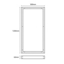 Surface Mounting Kit for Slim LED Panel 120x30cm - LM9034