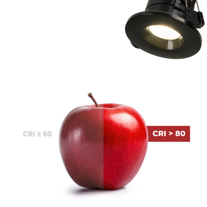 CCT LED Downlight - 6W - TRIAC Dimmable - Ø68mm - IP65 - Chrome
