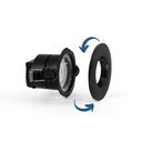 CCT LED Downlight - 6W - TRIAC Dimmable - Ø68mm - IP65 - Chrome