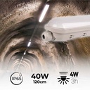 LED Tri-proof light / Emergency light - CCT - 120cm - Connectable - 40W - IP65