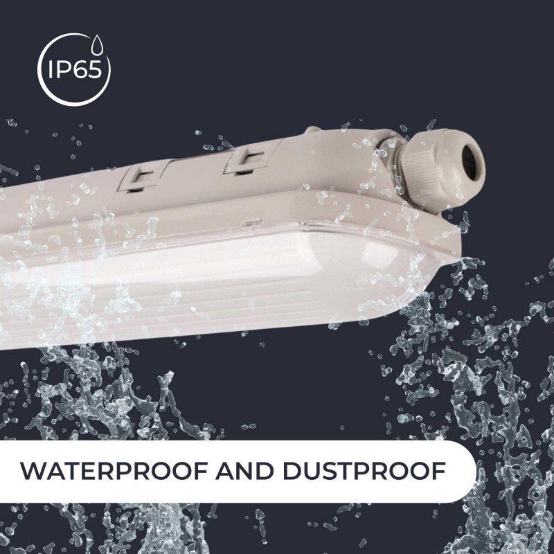 LED Tri-proof light / Emergency light - CCT - 120cm - Connectable - 40W - IP65
