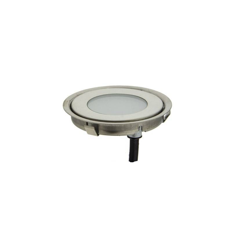 Kit 6 recessed LED spotlights Ø58x9mm 0,5W 12V-DC IP67