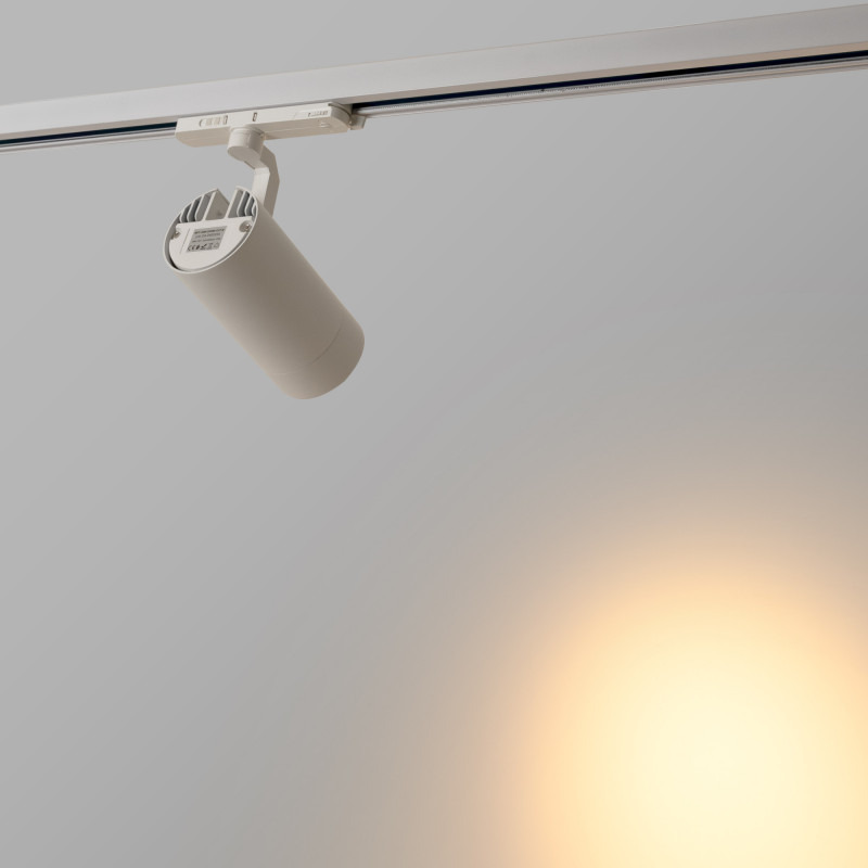 LED CCT 3-phase track spotlight - 35W - ZOOM 20º- 60º - CRI 90