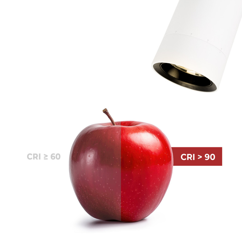 LED CCT 3-phase track spotlight - 35W - ZOOM 20º- 60º - CRI 90