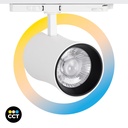 Architectural LED CCT 3-phase track spotlight - 40W - CRI 90 - KGP Driver