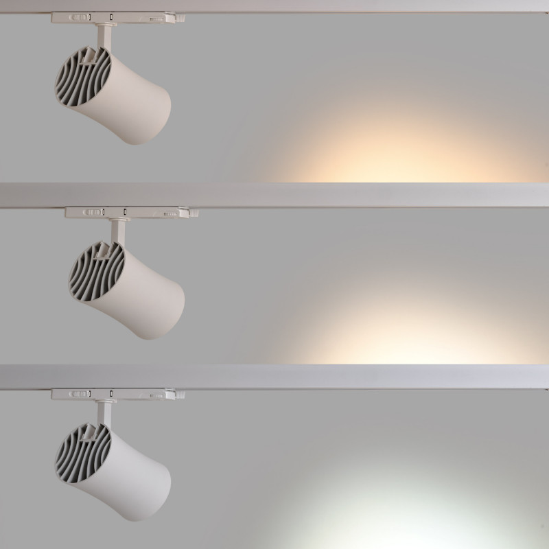 Architectural LED CCT 3-phase track spotlight - 40W - CRI 90 - KGP Driver
