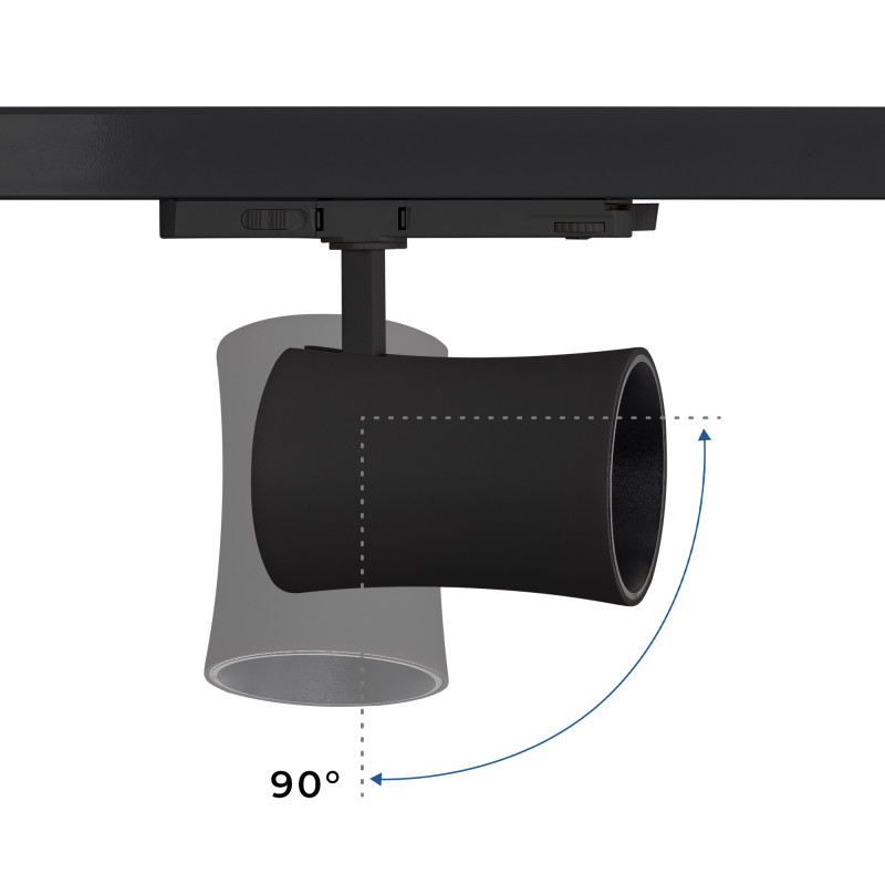 Architectural LED CCT 3-phase track spotlight - 40W - CRI 90 - KGP Driver