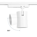 Architectural LED CCT 1-phase track spotlight - 40W - CRI 90