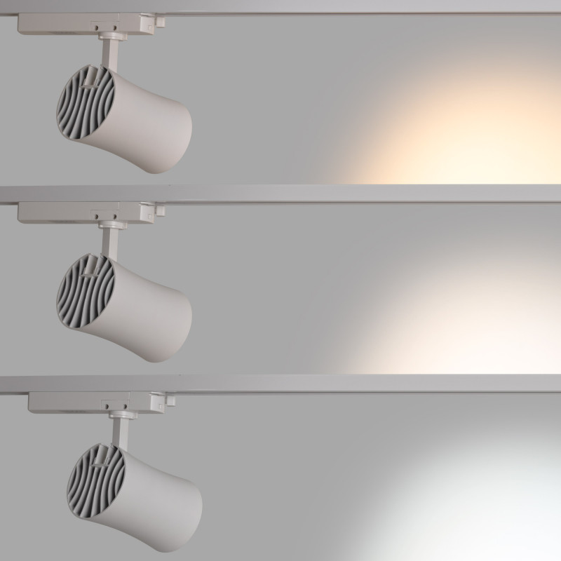 Architectural LED CCT 1-phase track spotlight - 40W - CRI 90