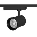 Architectural LED CCT 1-phase track spotlight - 40W - CRI 90