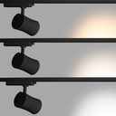 Architectural LED CCT 1-phase track spotlight - 40W - CRI 90
