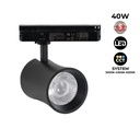 Architectural LED CCT 1-phase track spotlight - 40W - CRI 90