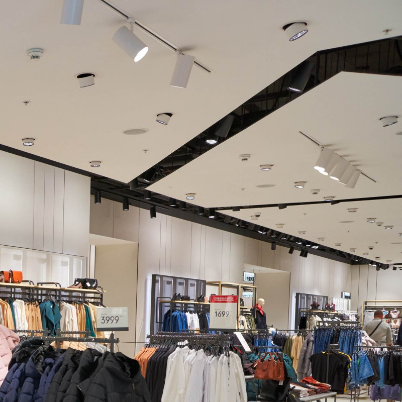 Architectural LED CCT 1-phase track spotlight - 40W - CRI 90