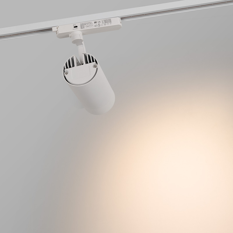 LED CCT 1-phase track spotlight - 35W - ZOOM 20º- 60º - CRI 90