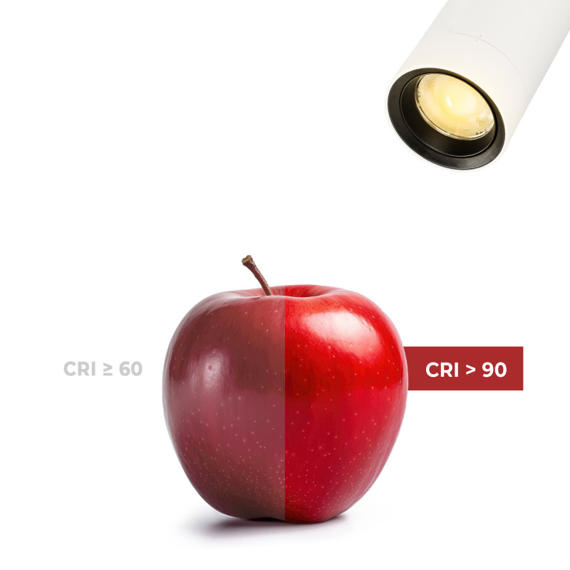 LED CCT 1-phase track spotlight - 35W - ZOOM 20º- 60º - CRI 90