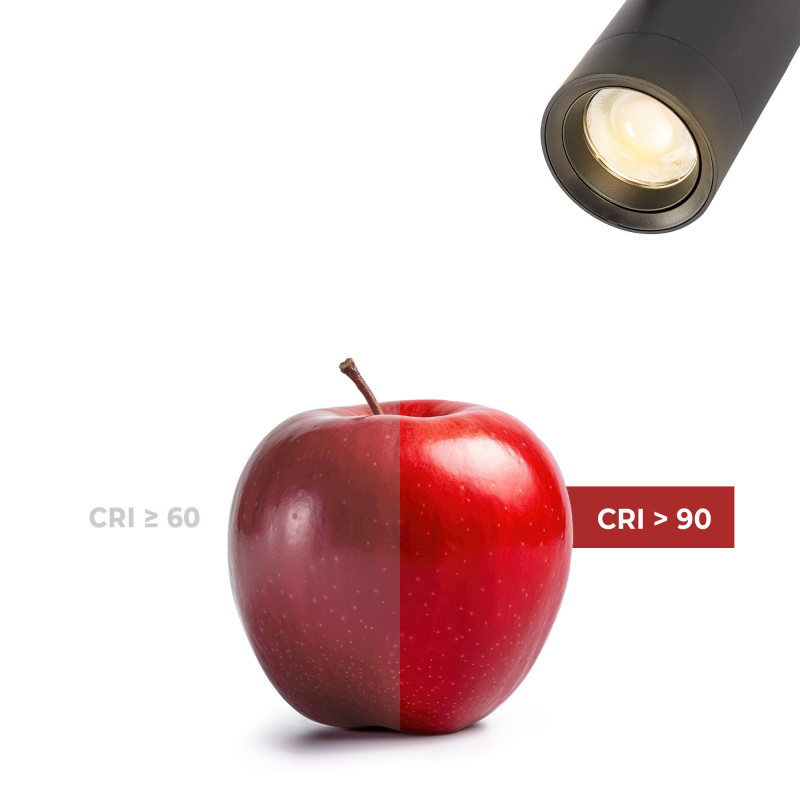 LED CCT 1-phase track spotlight - 35W - ZOOM 20º- 60º - CRI 90