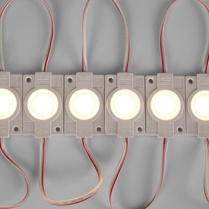LED module for illuminated signs - 2W - 12V DC - IP65 - 165º - 3000K