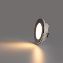 Outdoor LED Downlight Kit 5W - IP65 - 3000K + Interchangeable bezel - TRIAC dimmable - Ø68mm
