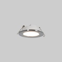 Outdoor LED Downlight Kit 5W - IP65 - 3000K + Interchangeable bezel - TRIAC dimmable - Ø68mm