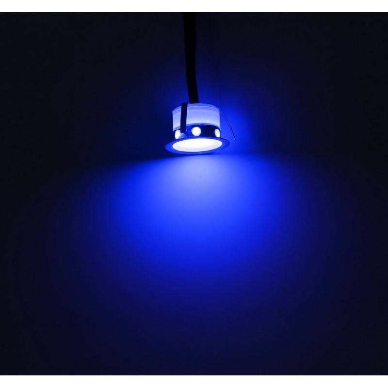 Kit 6 LED ground recessed spotlights 0,3W 12V-DC IP67