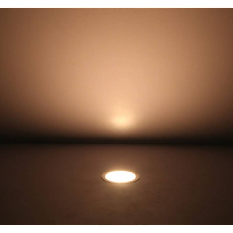 Kit 6 LED ground recessed spotlights 0,3W 12V-DC IP67