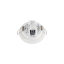 Outdoor LED Downlight Kit 5W - IP65 - 3000K + Interchangeable bezel - TRIAC dimmable - Ø68mm