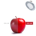 Outdoor LED Downlight Kit 5W - IP65 - 3000K + Interchangeable bezel - TRIAC dimmable - Ø68mm