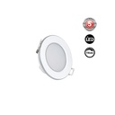 Outdoor LED Downlight Kit 5W - IP65 - 3000K + Interchangeable bezel - TRIAC dimmable - Ø68mm
