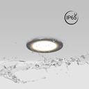 Outdoor LED Downlight Kit 5W - IP65 - 3000K + Interchangeable bezel - TRIAC dimmable - Ø68mm