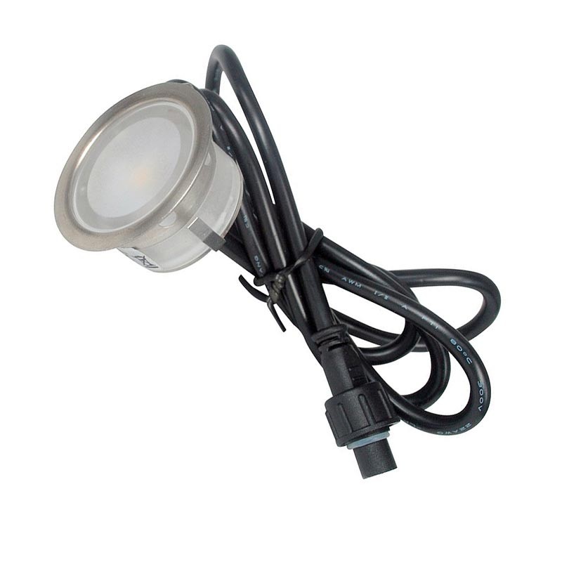 Kit 6 LED ground recessed spotlights 0,3W 12V-DC IP67