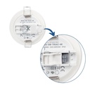 Outdoor LED Downlight Kit 5W - IP65 - 4000K + Interchangeable bezel - TRIAC dimmable - Ø68mm