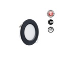Outdoor LED Downlight Kit 5W - IP65 - 4000K + Interchangeable bezel - TRIAC dimmable - Ø68mm