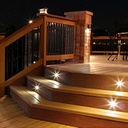 Kit 6 LED ground recessed spotlights 0,3W 12V-DC IP67