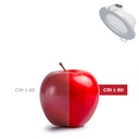 Outdoor LED Downlight Kit 5W - IP65 - 4000K + Interchangeable bezel - TRIAC dimmable - Ø68mm