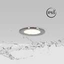 Outdoor LED Downlight Kit 5W - IP65 - 4000K + Interchangeable bezel - TRIAC dimmable - Ø68mm