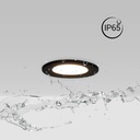Outdoor LED Downlight Kit 5W - IP65 - 4000K + Interchangeable bezel - TRIAC dimmable - Ø68mm