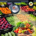 LED 3-phase track spotlight - 40W - Fruit and vegetables - Philips Xitanium Driver
