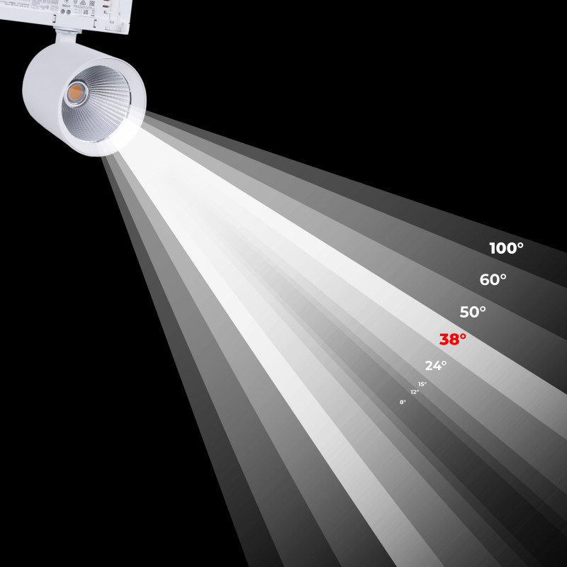 LED 3-phase track spotlight - 40W - Fish and Seafood - Philips Xitanium Driver