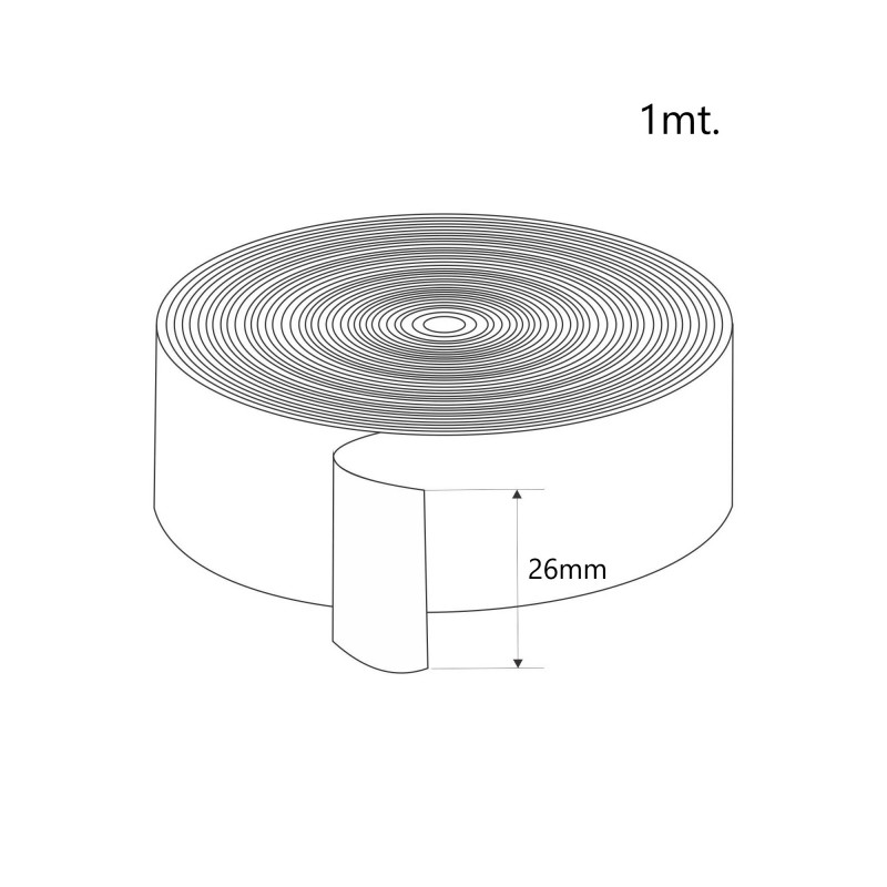 Conductive fabric strip for "Axia" system - 48V - 1 meter