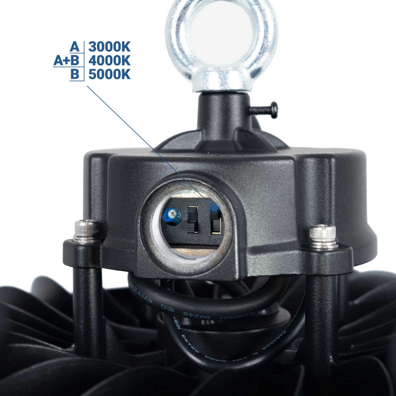 Industrial LED UFO High Bay - 150W - CCT - With motion sensor - 170lm/W - LIFUD Driver - IP65 - 5 years warranty