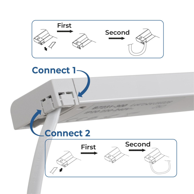 Under cabinet LED bar 8W - CCT - With IR sensor - 60cm